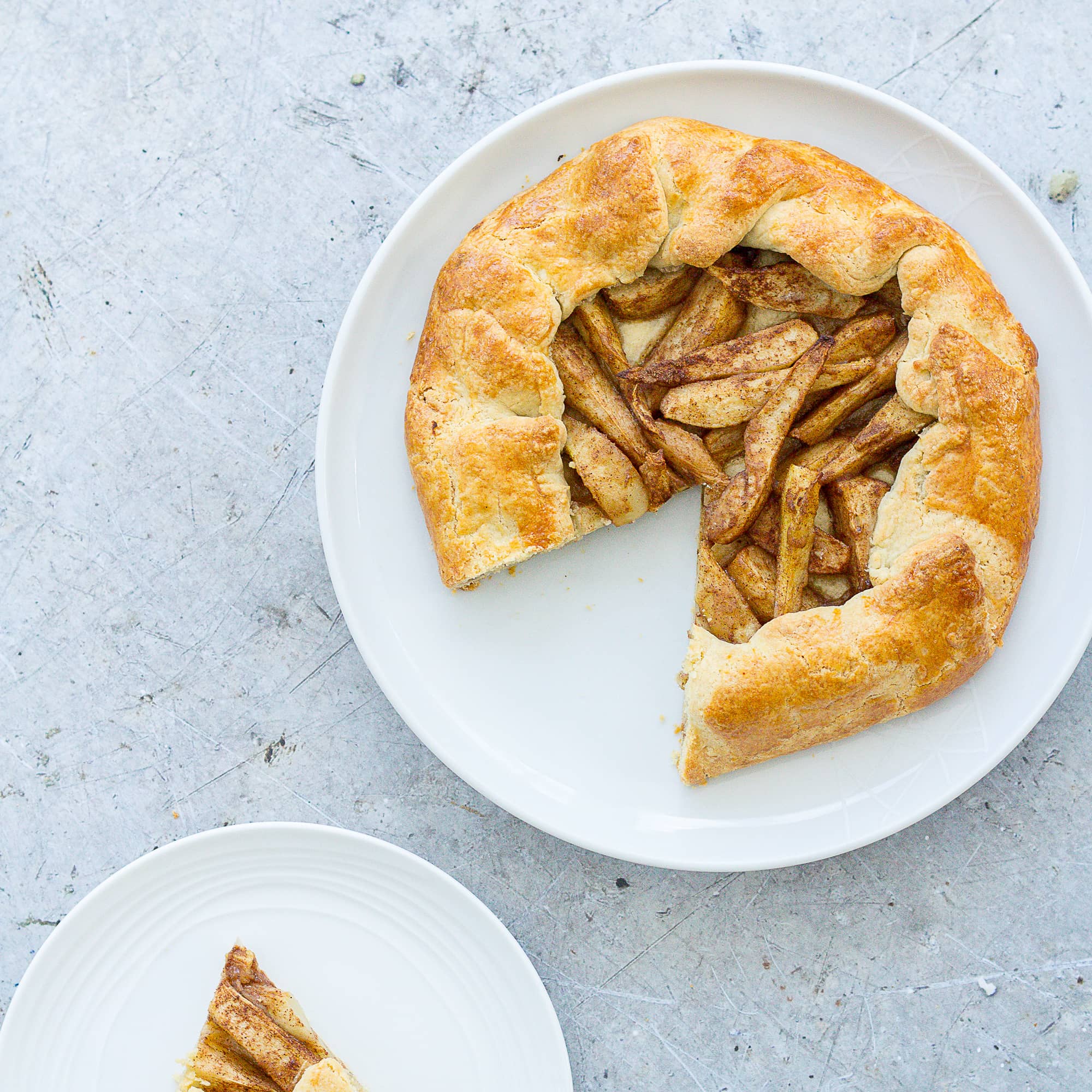 Freeform Pear Tart