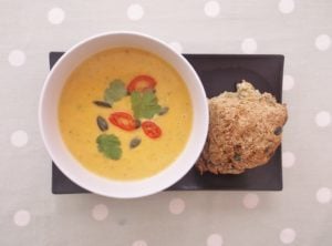 Butternut Squash Soup and Soda Bread