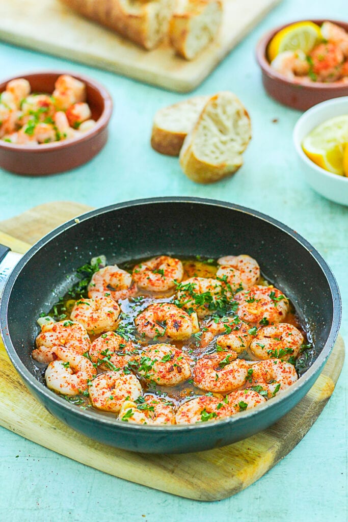 Spanish Garlic Prawns (Gambas al Ajillo) - Easy Peasy Foodie