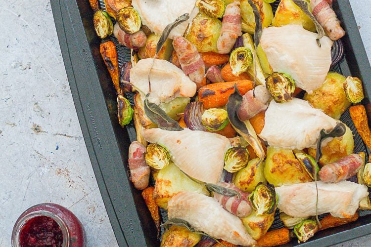 Easy Peasy Christmas Turkey Traybake