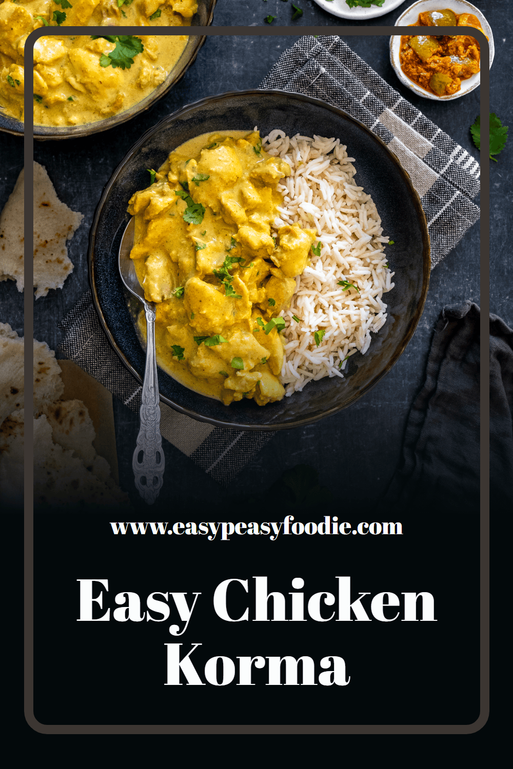 Easy Chicken Korma Pin