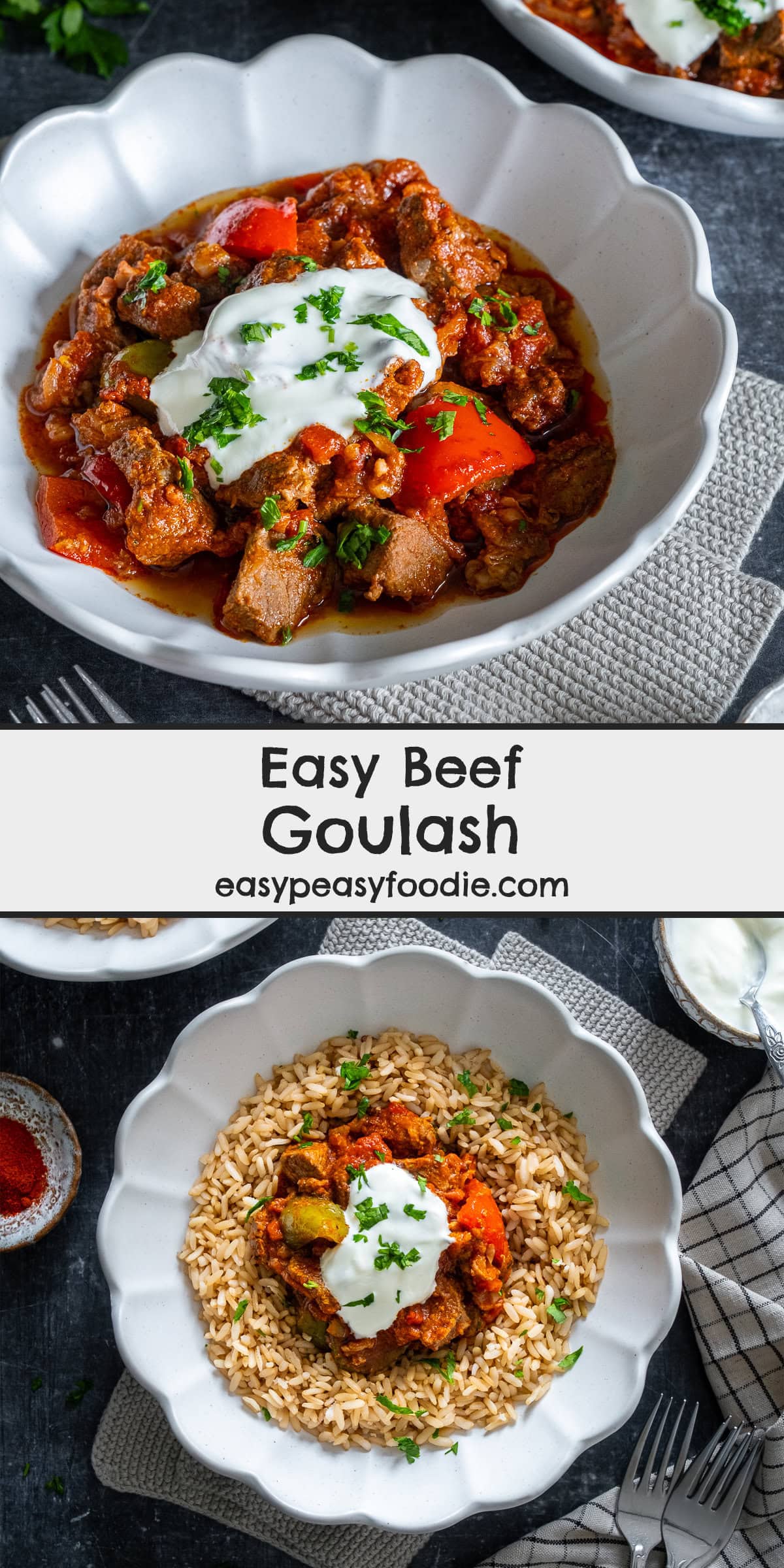 Easy Hungarian Beef Goulash Pin