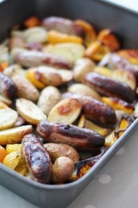 Mary Berry Roasted Sausage and Potato Supper