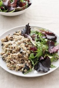 Simple Mushroom Risotto 