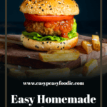 Easy Homemade Beef Burgers Pin