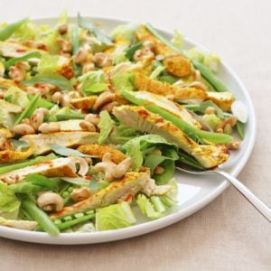 Shredded Thai Chicken Salad with Toasted Cashews from Ready Steady Glow by Madeleine Shaw