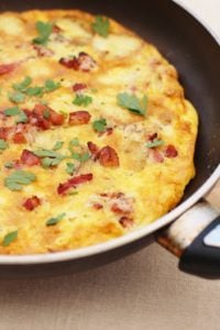 Quiche Lorraine Style Frittata