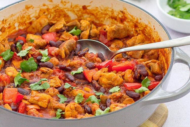 Easy Chicken Chilli Con Carne
