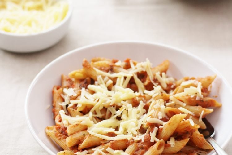 Hidden Vegetable Ratatouille Pasta