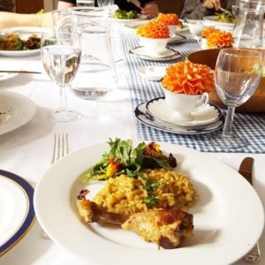 Lemon and Rosemary Risotto at All Hallows Farmhouse