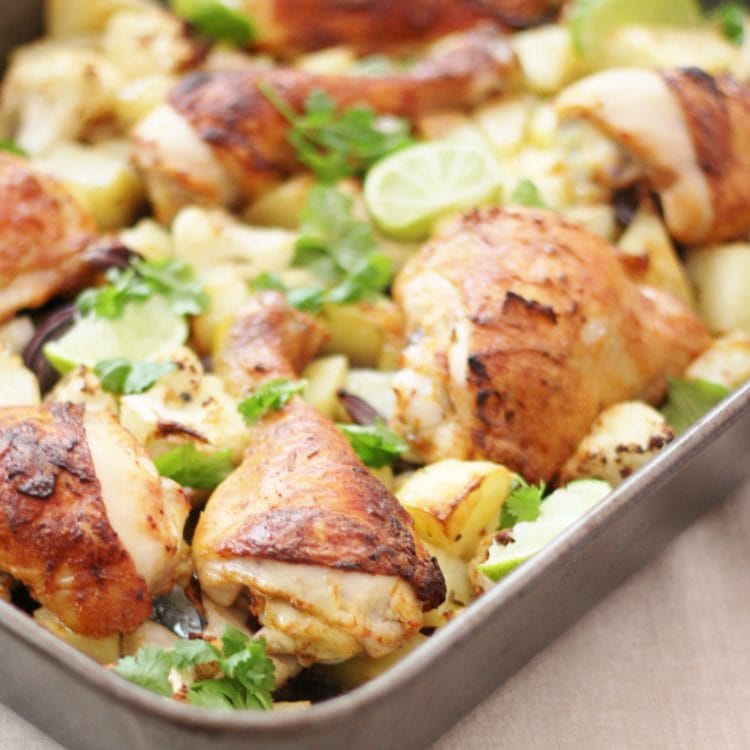 Chicken Tikka Masala Traybake - Easy Peasy Foodie