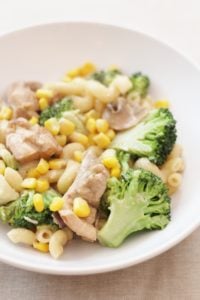 Creamy Chicken, Broccoli and Sweetcorn Pasta