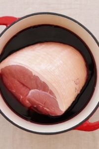 Easy Mulled Wine Christmas Ham