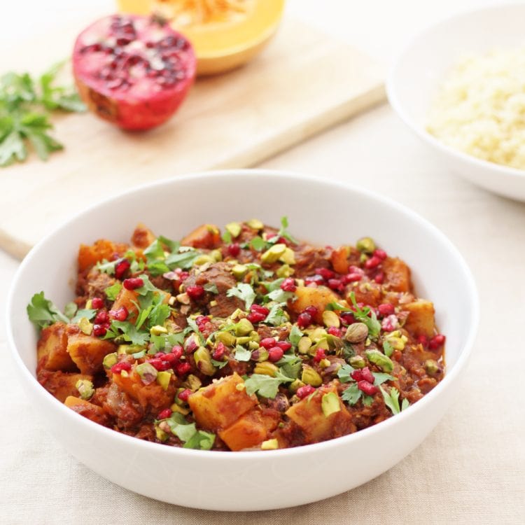 Venison, Butternut Squash and Parsnip Tagine Easy Peasy Foodie