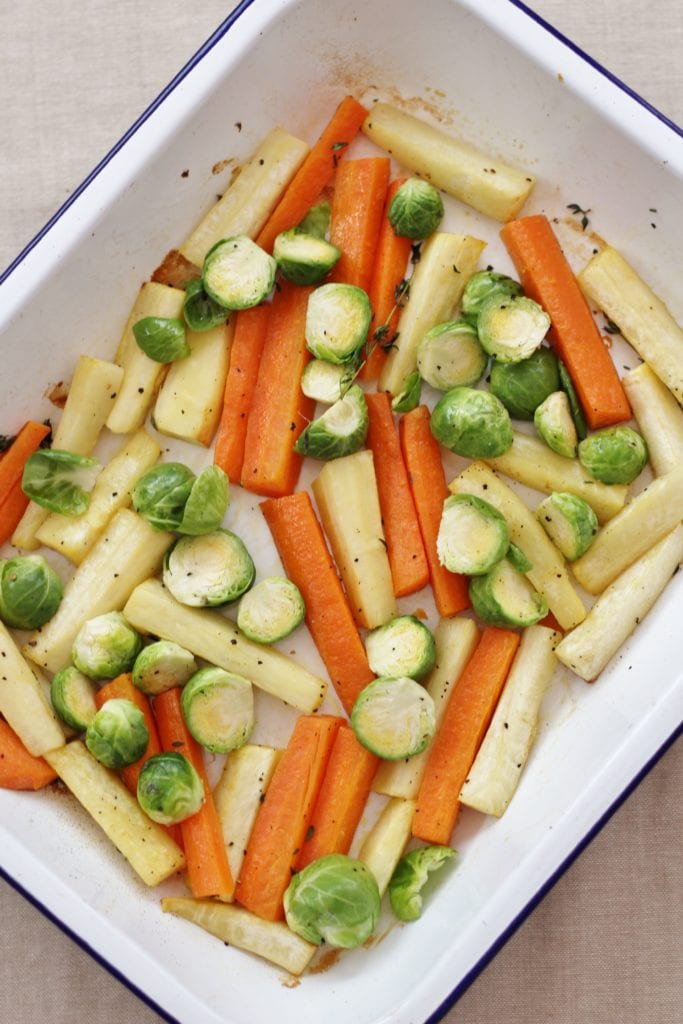 Easy Christmas Vegetable Traybake Easy Peasy Foodie