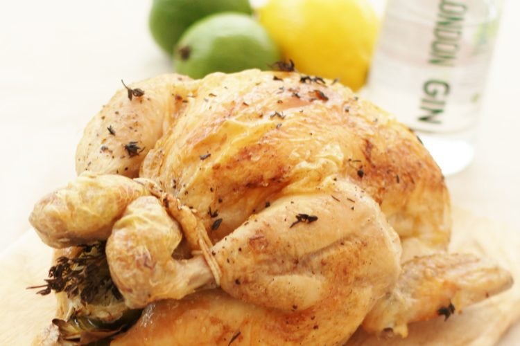 Gin Brined Chicken