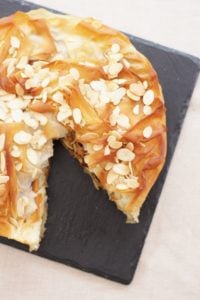 Moroccan Turkey Filo Pie