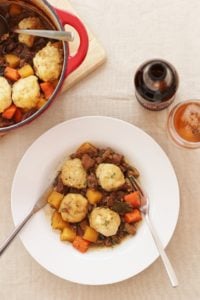 Beef and Ale Stew with Dumplings