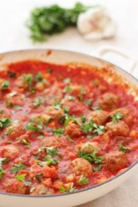 Lamb Meatballs in Tomato Sauce