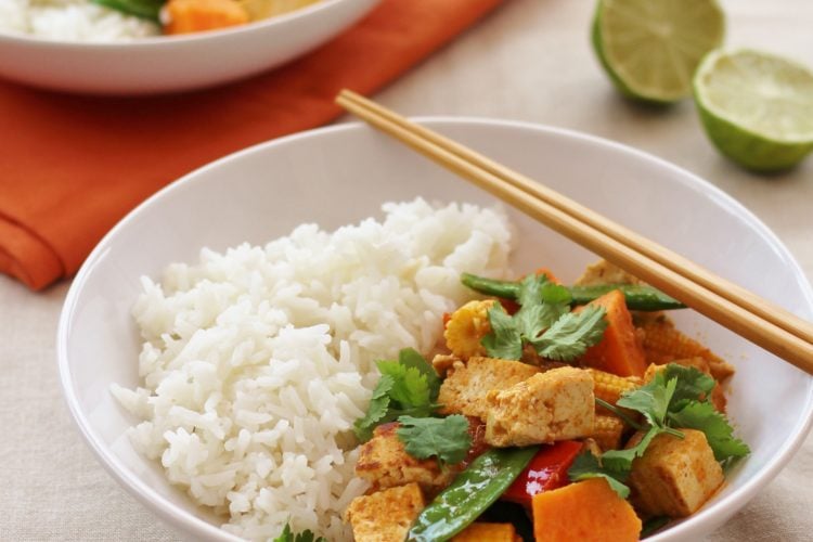 Thai Red Tofu and Sweet Potato Curry
