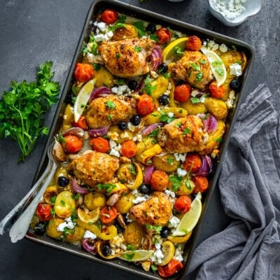 Greek Chicken Traybake