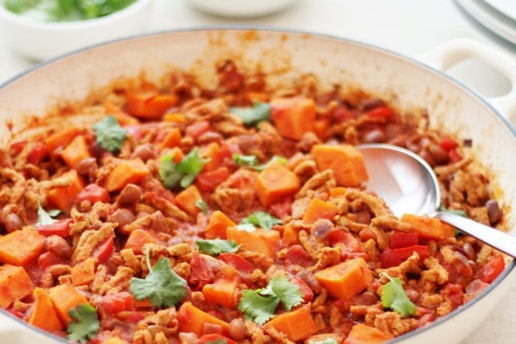 Pork and Sweet Potato Chilli Con Carne