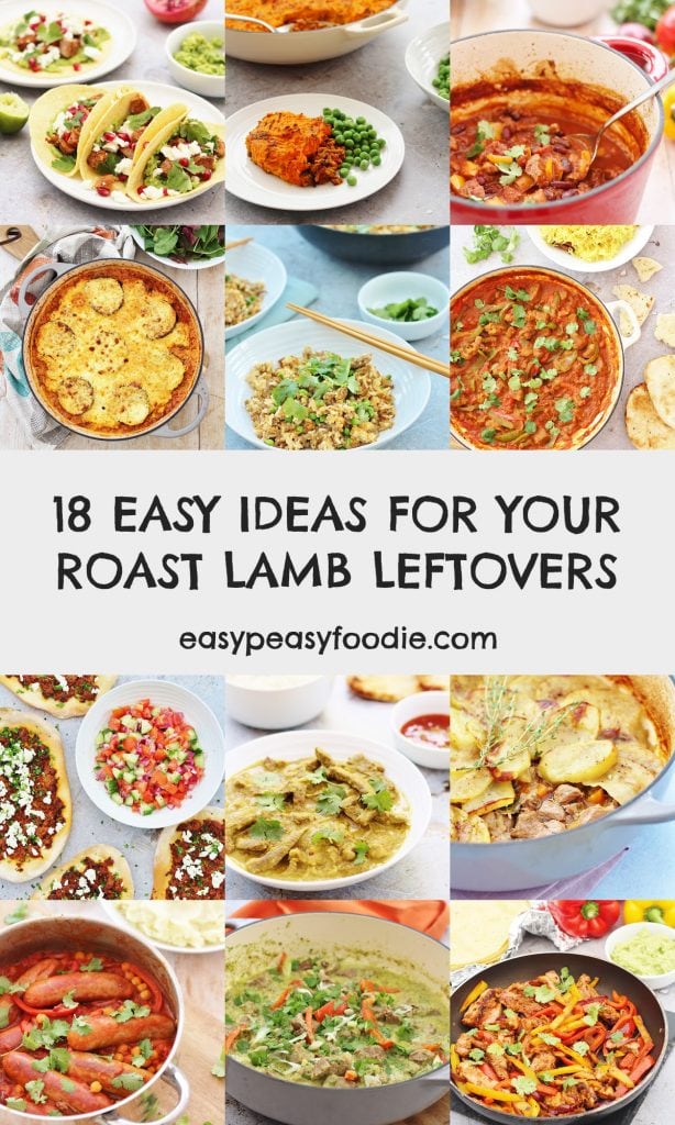18 Easy Ideas for your Roast Lamb Leftovers - Easy Peasy Foodie