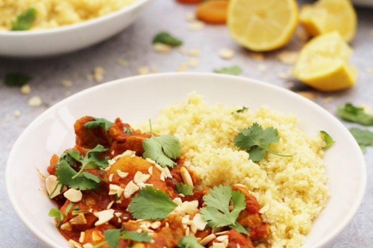 Chicken, Apricot and Almond Tagine