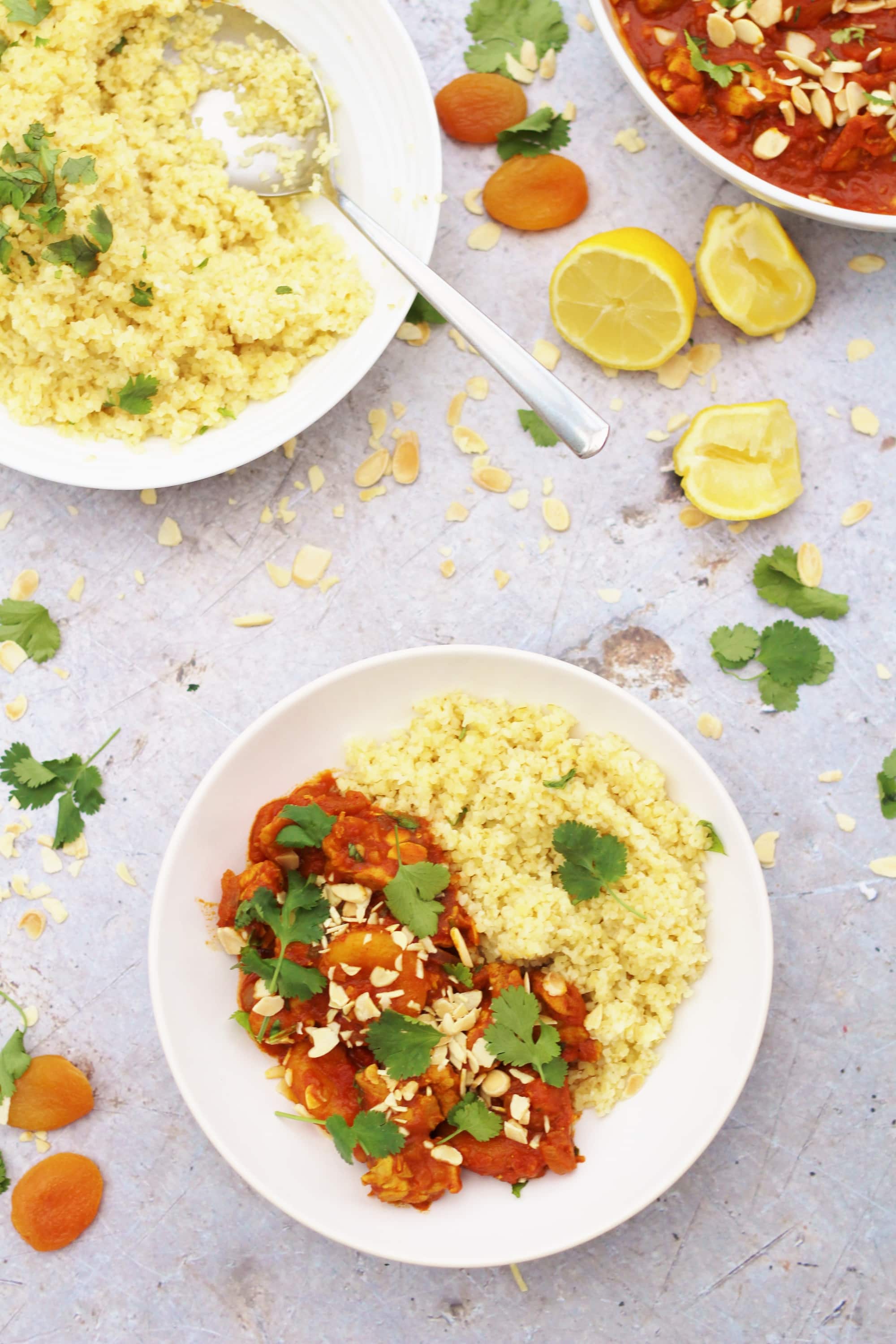 Chicken, Apricot and Almond Tagine Easy Peasy Foodie