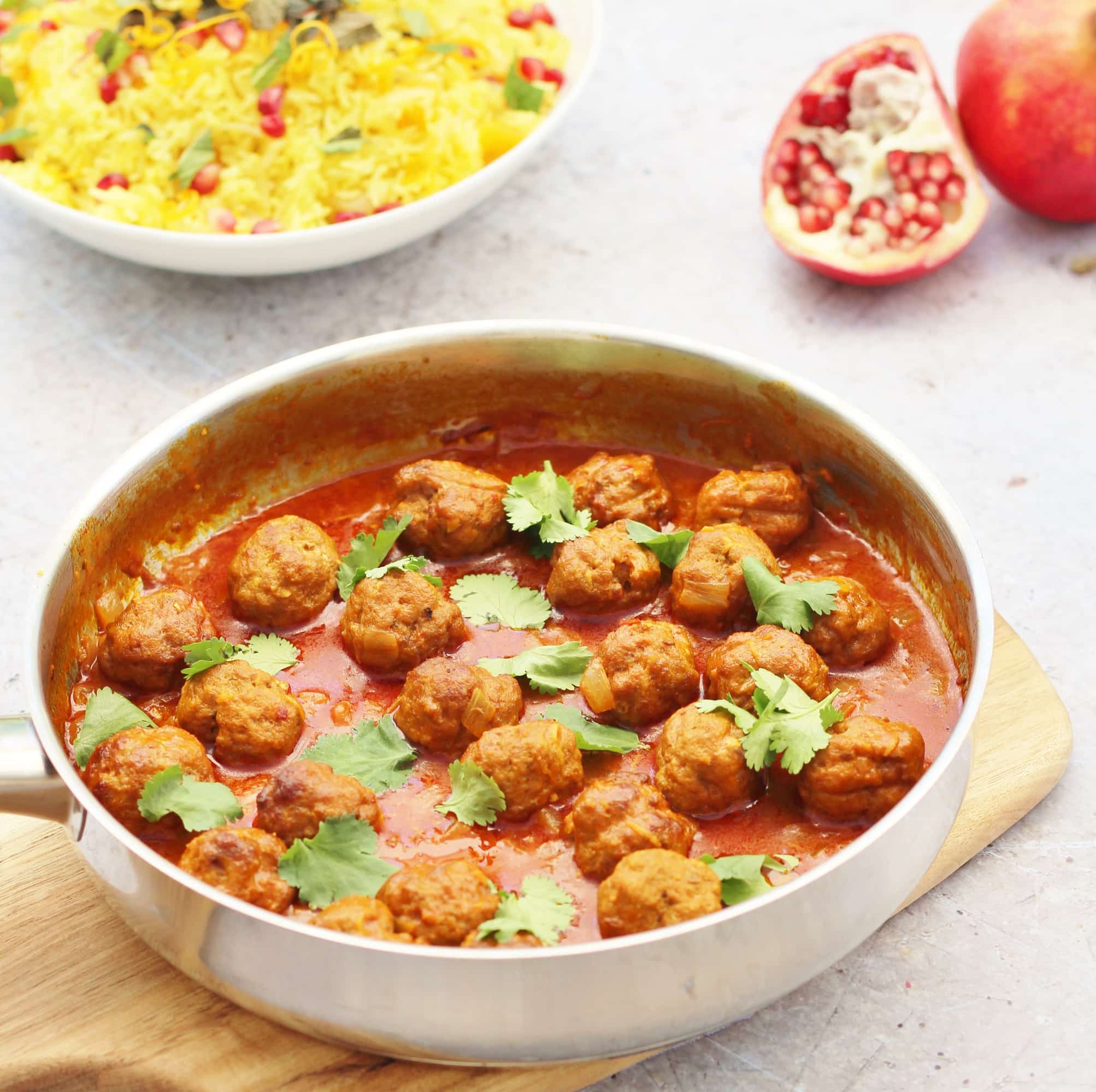 Persian Jewelled Rice and Spicy Lamb Meatballs Easy Peasy Foodie