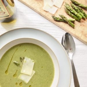 Asparagus and Spinach Soup from Jo at Jo’s Kitchen Larder