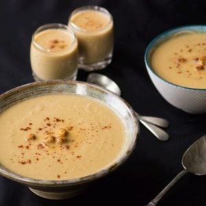  Spiced Cauliflower, Chickpea and Ginger Soup from Debbie at Proper Foodie