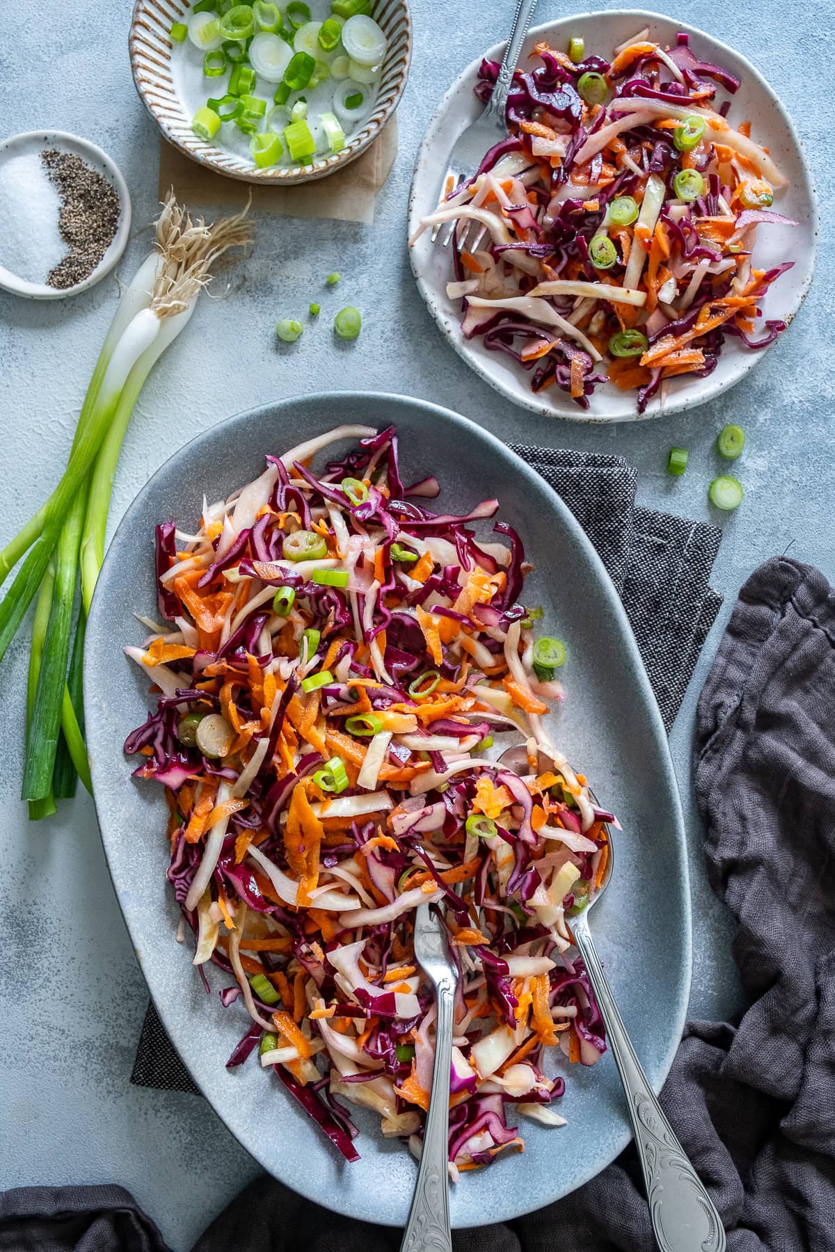 Easy No Mayo Coleslaw