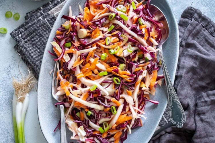 Easy No Mayo Coleslaw Hero
