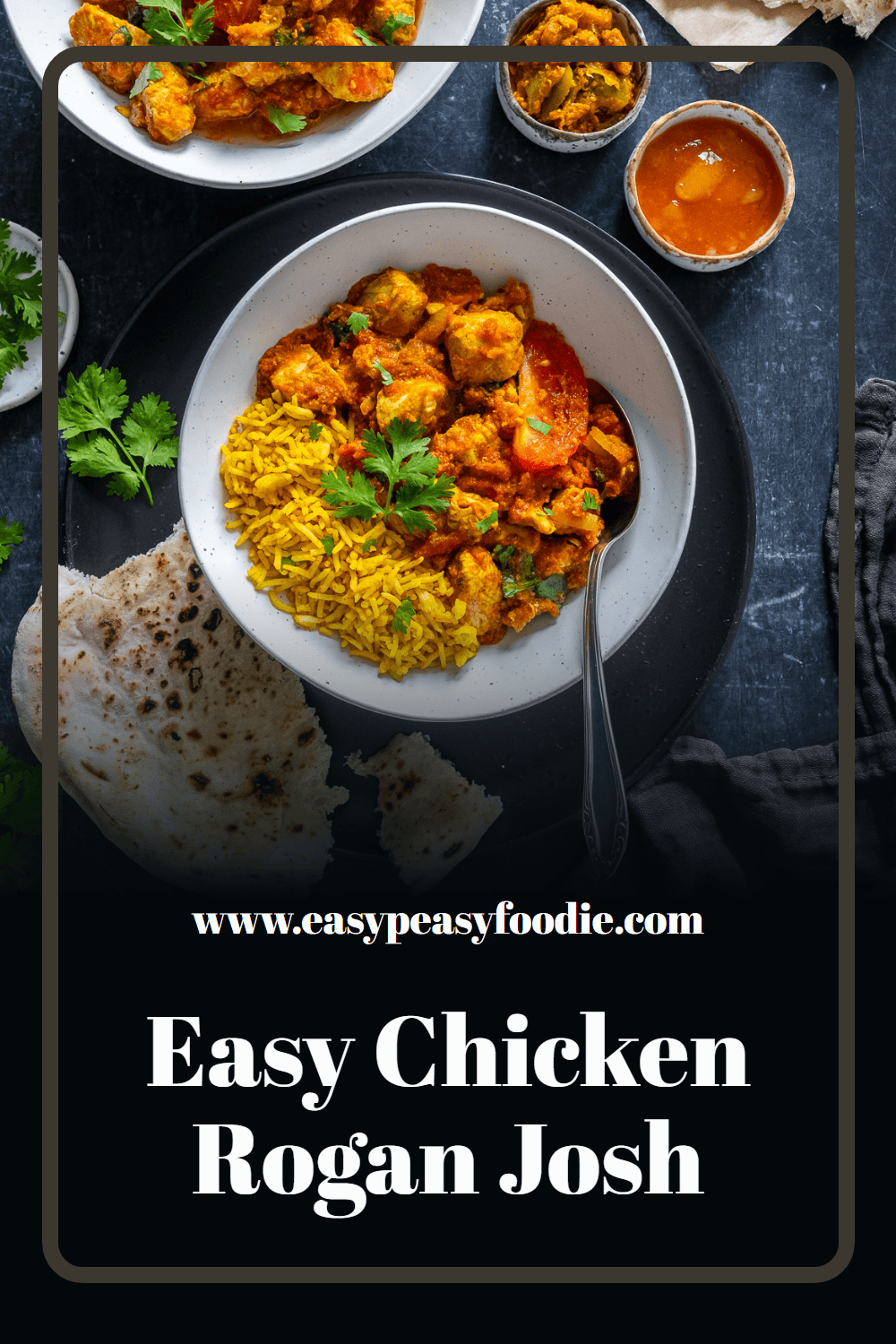 Easy Chicken Rogan Josh Pin