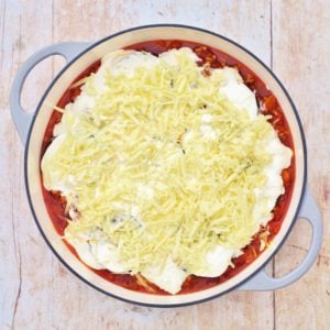 Easy Lamb Moussaka - with cheaty topping