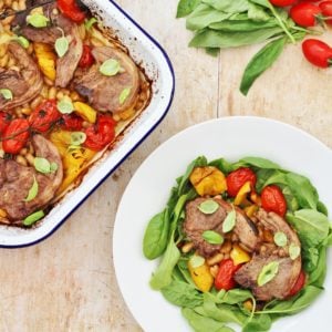 Italian Style Lamb Traybake