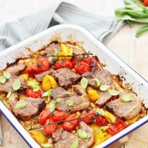 Italian Style Lamb Traybake