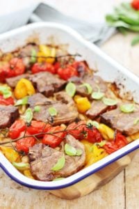 Italian Style Lamb Traybake