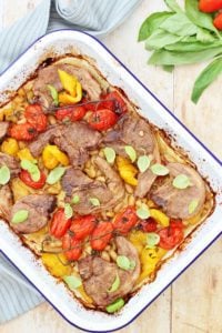 Italian Style Lamb Traybake