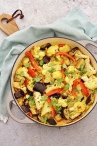 Simple, healthy and utterly delicious this Easy Vegetable Korma can be on your table in just 30 minutes, making it a perfect midweek meal!