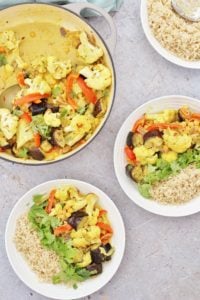Simple, healthy and utterly delicious this Easy Vegetable Korma can be on your table in just 30 minutes, making it a perfect midweek meal!