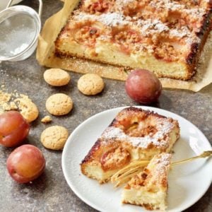 Italian Plum and Almond Cake 