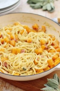 Bacon, Sage and Pumpkin Pasta