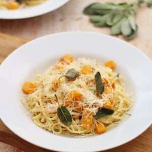 Bacon Sage and Pumpkin Pasta