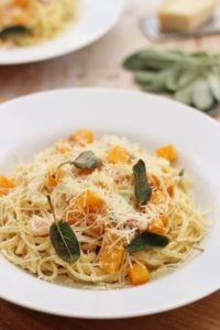 Bacon Sage and Pumpkin Pasta