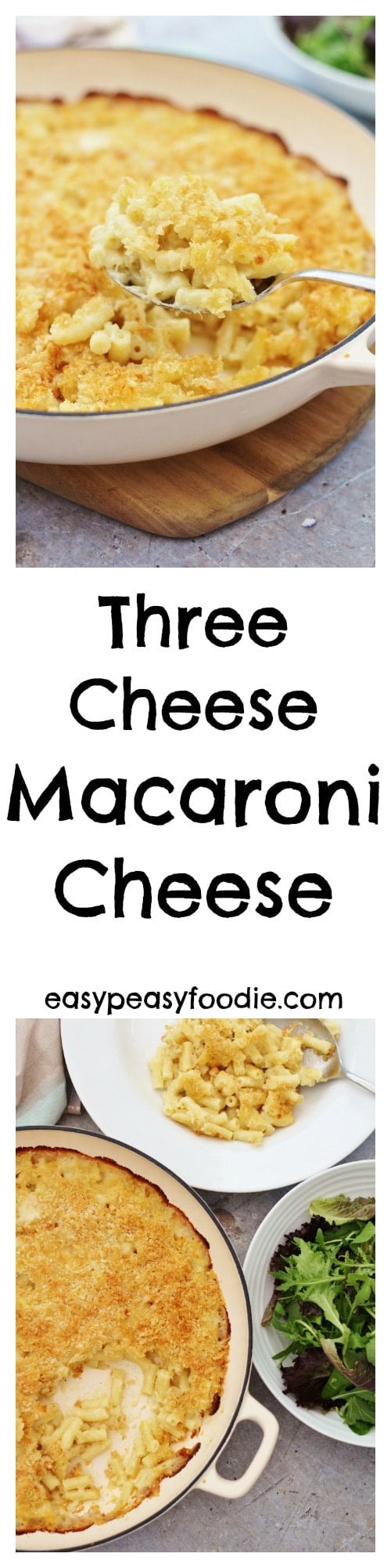 Three Cheese Macaroni Cheese Easy Peasy Foodie