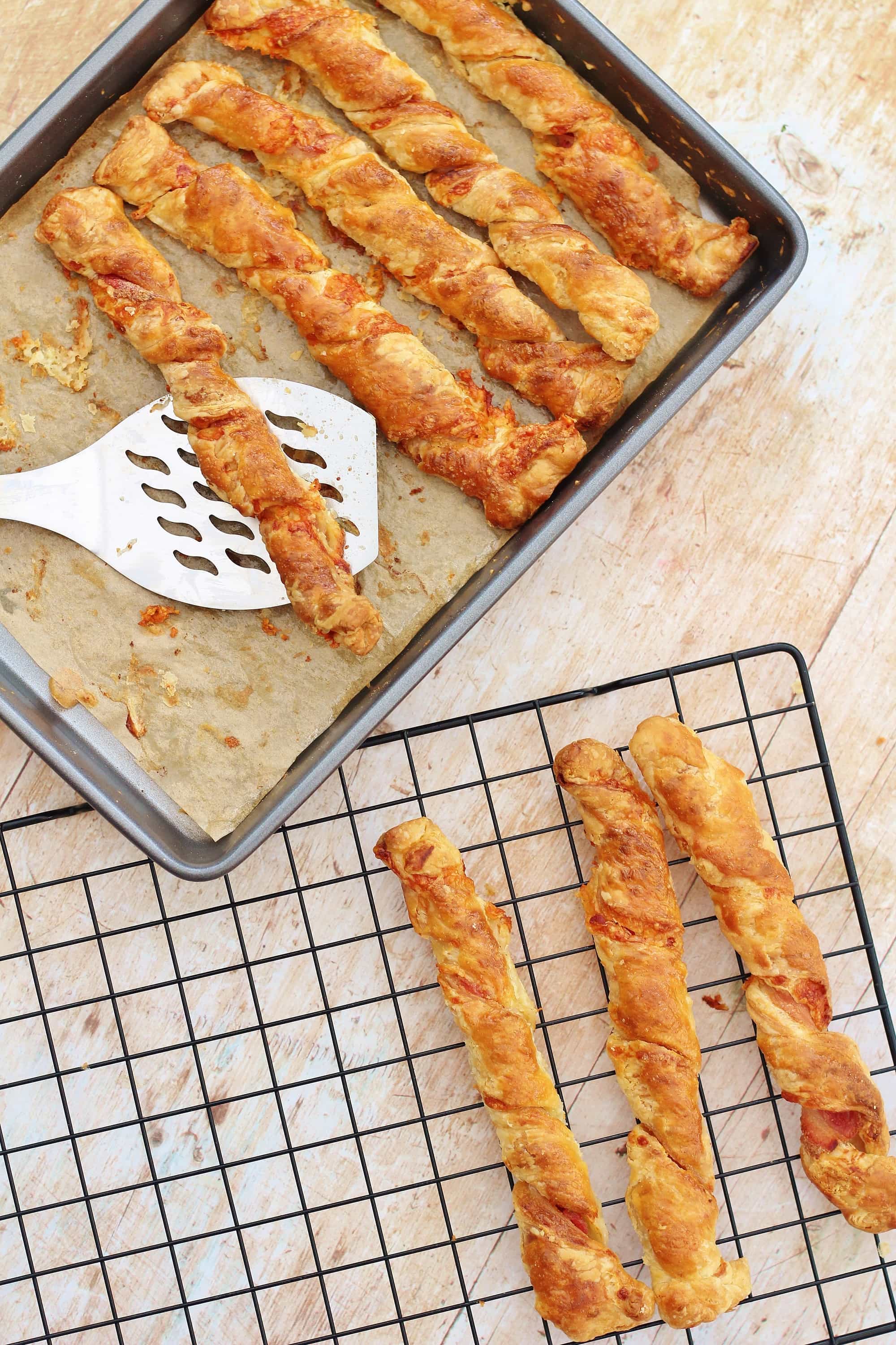 Bacon and Cheese Straws Easy Peasy Foodie