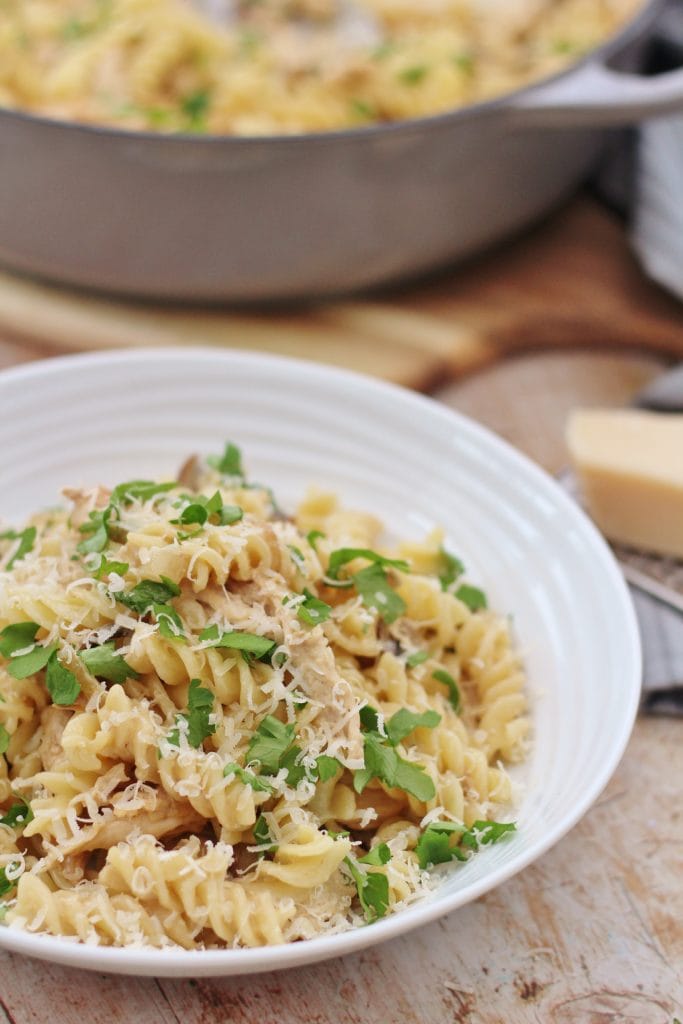Creamy Leftover Turkey Pasta Easy Peasy Foodie