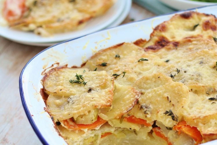 Easy Christmas Vegetable Gratin